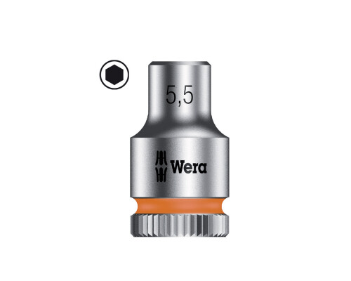 Nástrčná hlavice barevná Wera 8790 HMA 6-ti hran 1/4", 5,5mm WeraW003504