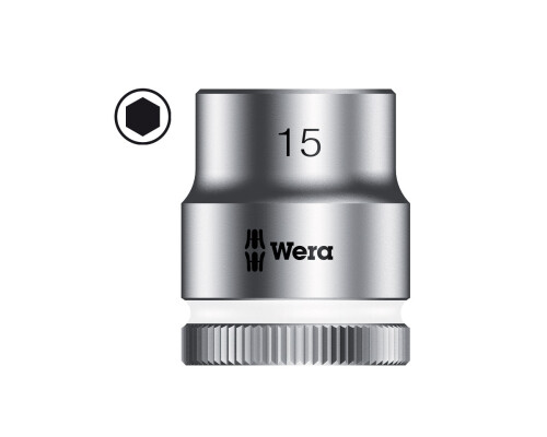 Nástrčná hlavice barevná Wera 8790 HMB 6-ti hran 3/8", 15mm WeraW003560