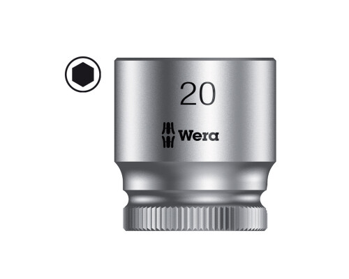 Nástrčná hlavice Wera 8790 HMB 6-ti hran 3/8", 20mm WeraW003565