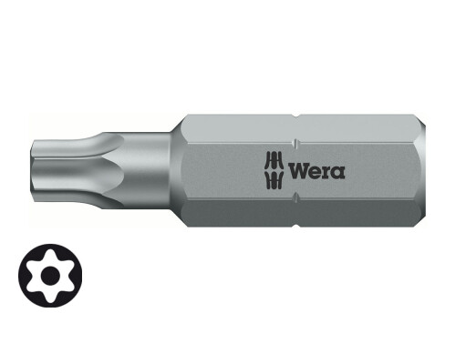 Šroubovací bit Wera 867/1 Z Torx s otvorem BO, 25mm, TX9 WeraW066499