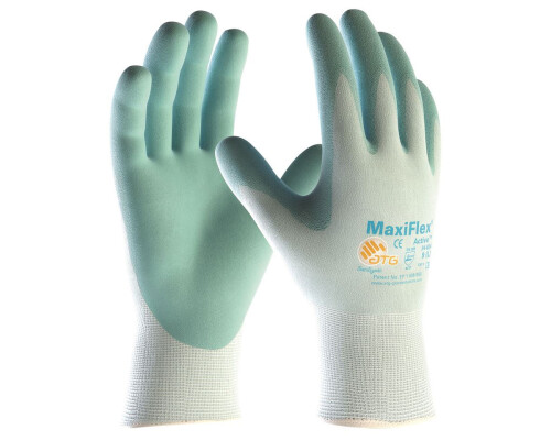 Pracovní rukavice MaxiFlex Active, velikost 7, sv.zelená, pár ATG pracovní rukaviceA3043/07