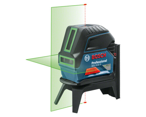 Stavební křížový laser Bosch GCL 2-15 G + držák RM1 + BM3, kufr Bosch profi0601066J00