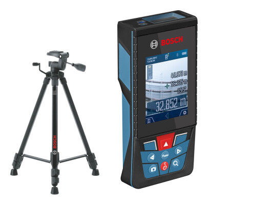 Laserový měřič vzdálenosti s kamerou Bosch GLM 120 C + BT 150 Bosch profi0601072F01