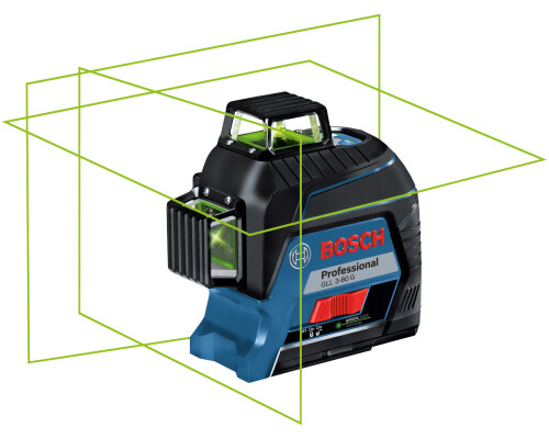Stavební křížový laser Bosch GLL 3-80 G, kufr Bosch profi0601063Y00