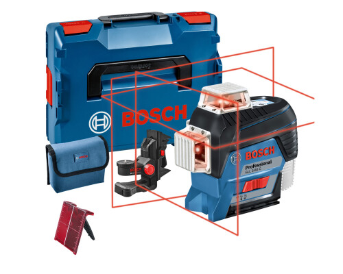Stavební křížový laser Bosch GLL 3-80 C + BM1, L-Boxx Bosch profi0601063R03