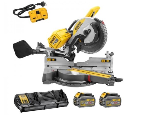 Pokosová pila DeWalt FlexVolt 54V DHS780 XPS, kotouč 305mm, 2x6,0Ah DeWaltDHS780T2A-QW