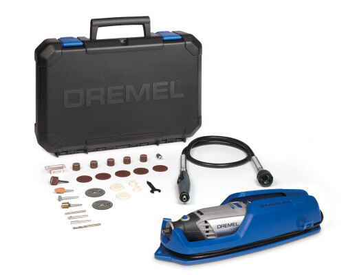 Dremel 3000 JS mikronářadí s ohebnou hřídelí, 130W, stojan+kufr, 25ks DremelF0133000JS