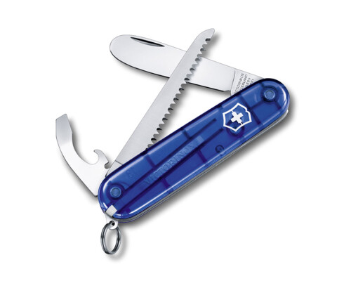 Kapesní nůž s pilkou "Můj první Victorinox" modrá transp., 84mm Victorinox0.2373.T2