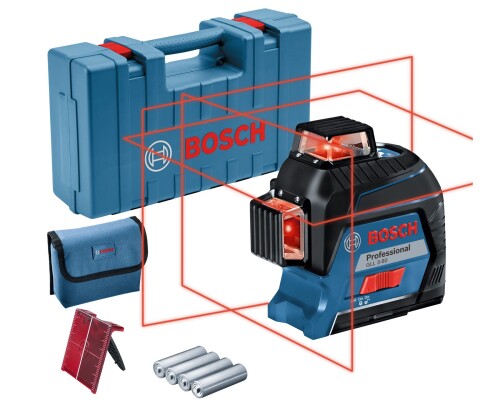 Stavební křížový laser Bosch GLL 3-80, kufr Bosch profi0601063S00