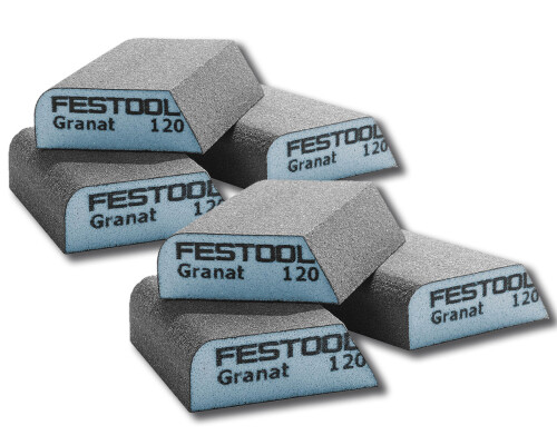 BONUS - Brusná houba profilová Festool Granat (6ks)