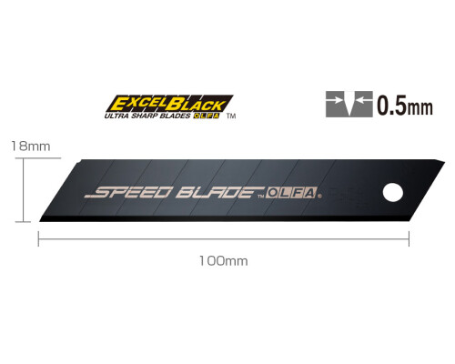Náhradní odlamovací čepele Olfa LFB-5B Speed-Blade (balení 5ks) OlfaOF40203
