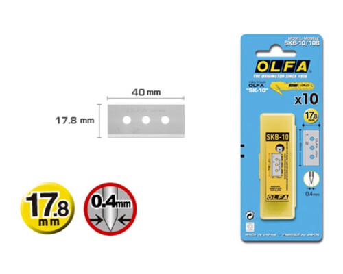 náhradní čepele bezbečnostního řezače OLFA SKB-10 (10ks) OlfaOF47210