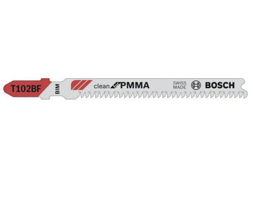 pilový list přímočaré pily, Clean-PMMA, T 102 BF (3ks) Bosch profi2608636780