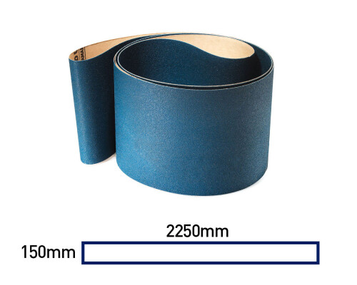 Nekonečný brusný pás s antistatikou EKA 1000, 150x2250mm, P100 EkamantPNP150x2250-100