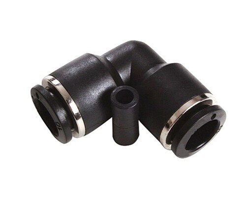 Nástrčná spojka koleno 90°, plast, 12x12mm