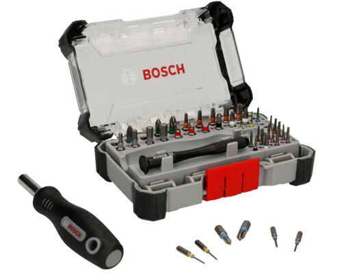 Sada bitů Precision, držák 1/4", držák Micro, 42ks Bosch profi2607002835