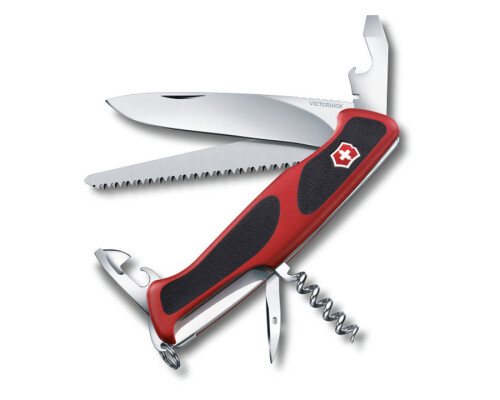 Kapesní nůž Victorinox RangerGrip 55, červená-černá, 130mm Victorinox0.9563.C