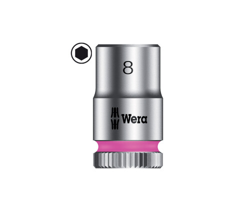 Nástrčná hlavice barevná Wera 8790 HMA 6-ti hran 1/4", 8mm
